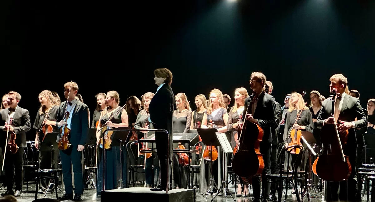 Na zdjęciu ilustracyjnym: orkiestra zawodowa podczas koncertu w samorządowej instytucji kultury 