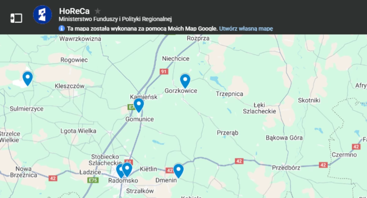 Na zdjęciu: Mapa wywoła wielkie kontrowersje, fot. zrzut ekranu