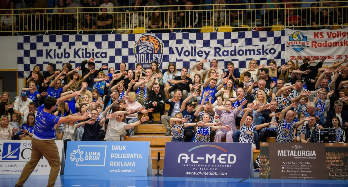 Na zdjęciu mecz Volley Radomsko