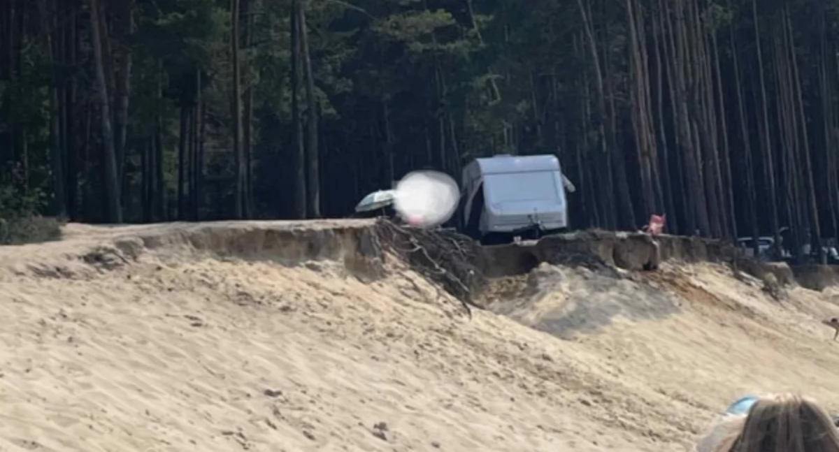 Na zdjęciu: Turyści nad Pilicą, fot. nadesłane 