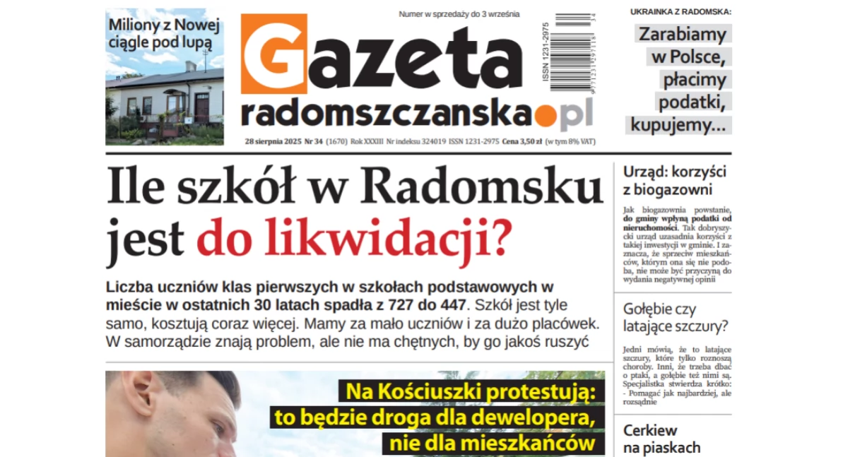 Na zdjęciu: Okładka najnowszego wydania Gazety