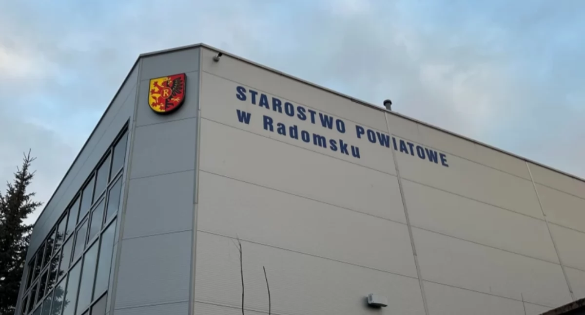 Na zdjęciu: Budynek starostwa powiatowego w Radomsku