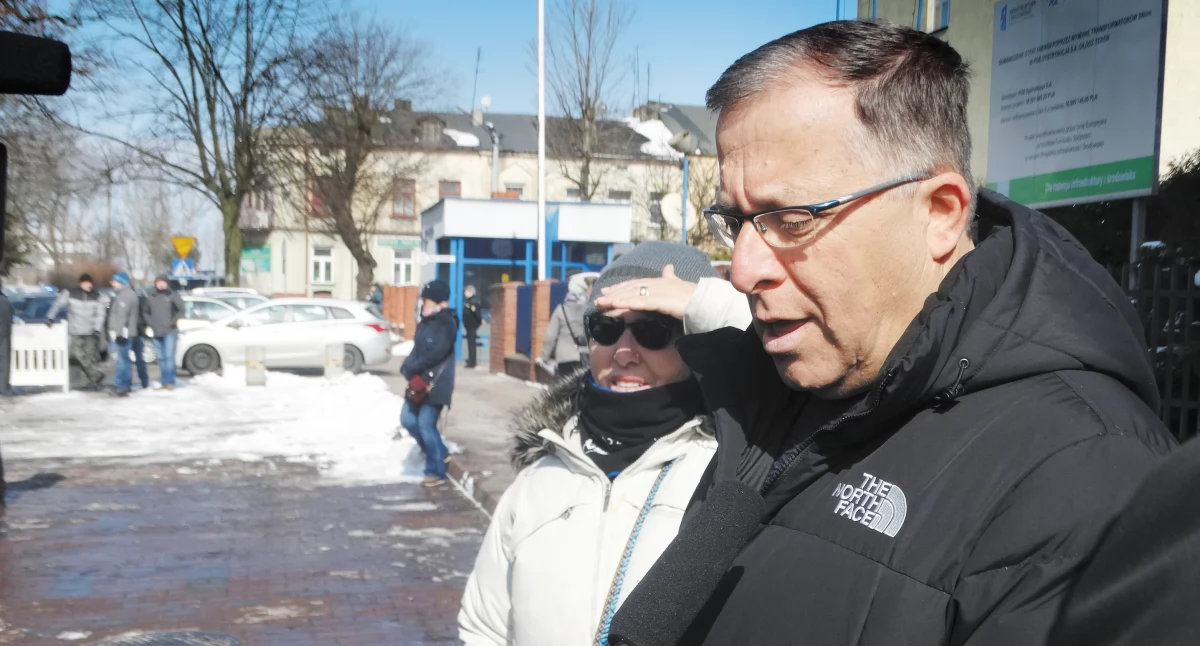 Na zdjęciu: Eli Dukorsky, burmistrz Kiryat Bialik w Radomsku 19 marca 2018 roku