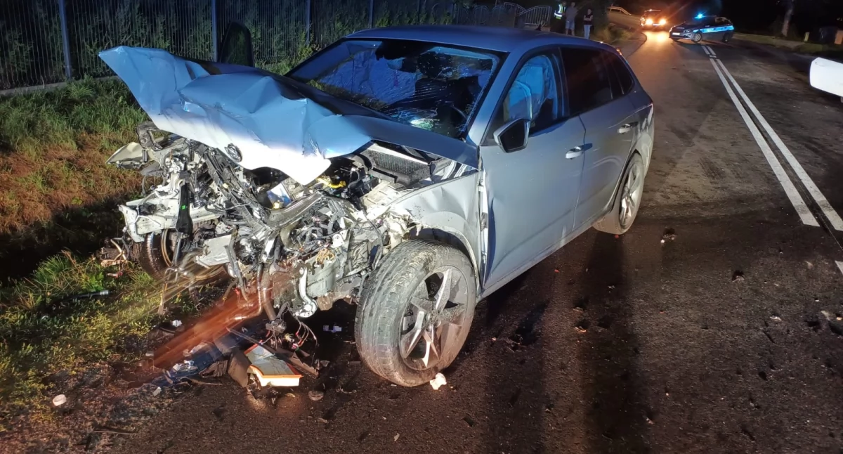 Na zdjęciu: 28-latek spowodował groźny wypadek, fot. KPP Radomsko 