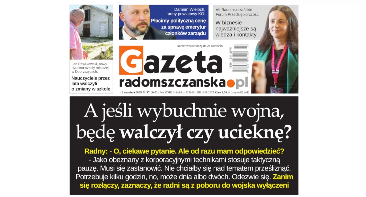Na zdjęciu: Okładka najnowszego wydania Gazety