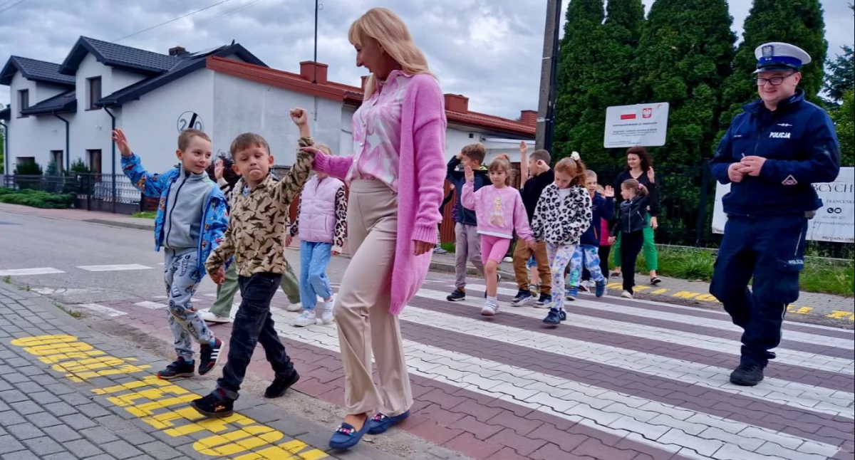 Na zdjęciu: Odblaski są bardzo ważne, fot. KPP Radomsko