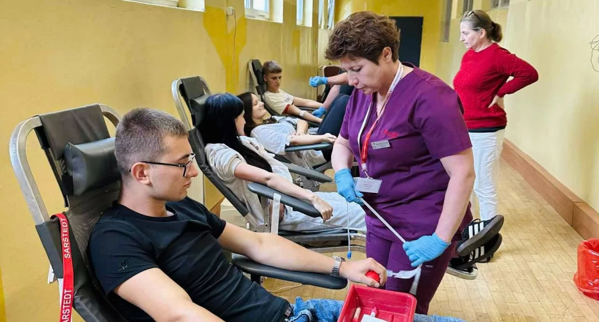 Na zdjęciu: W Mechaniku dawców nie brakowało, fot. Facebook/ZSP nr 1
