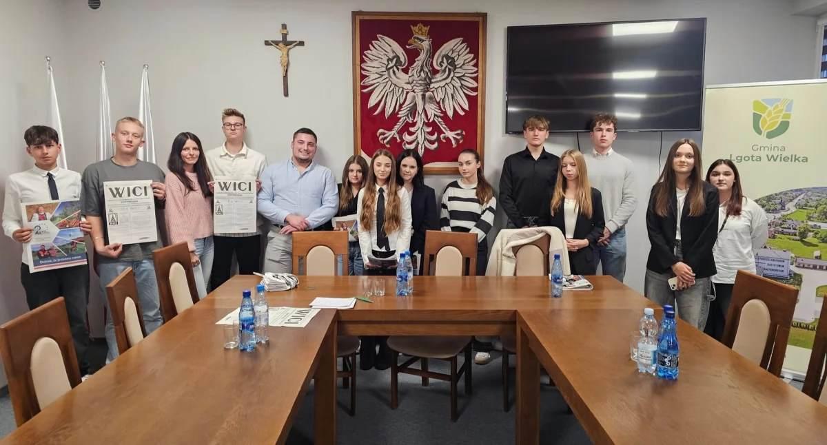 Na zdjęciu: Młodzieżowa Rada Gminy Lgota Wielka, fot. Gmina Lgota Wielka