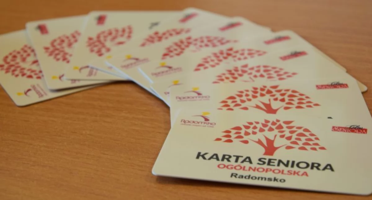 Na zdjęciu: karta seniora funkcjonuje od kilku lat w Radomsku, fot. Urząd Miasta Radomska