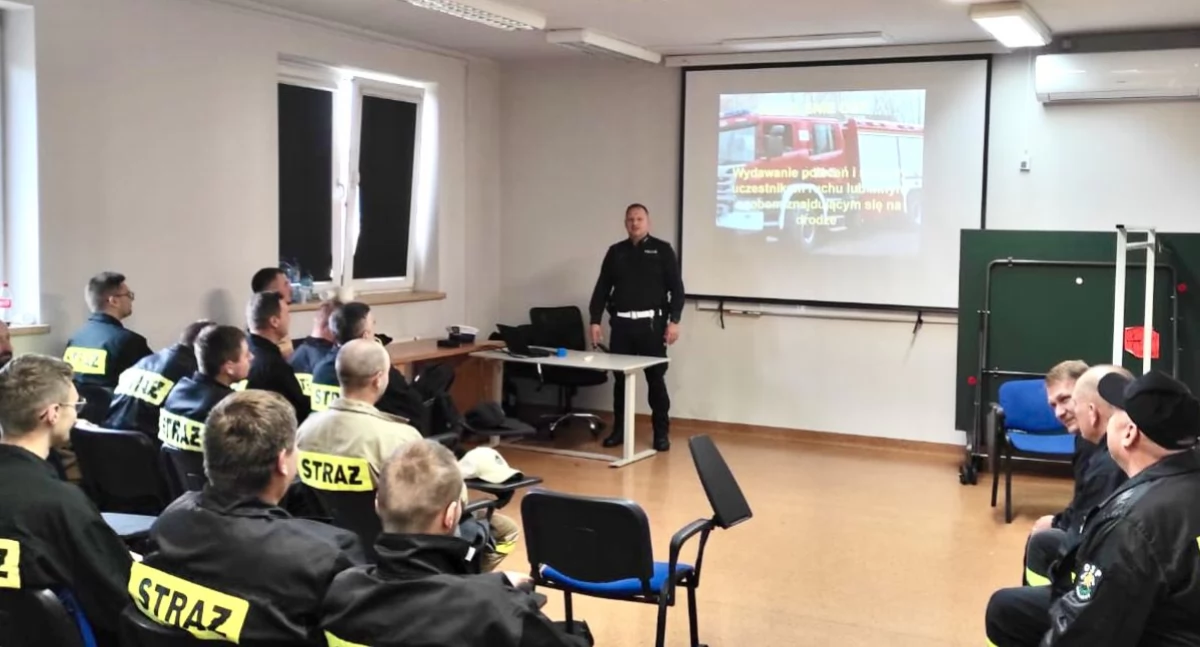 Na zdjęciu: Szkolenie dla druhów, fot. Facebook/KPP Radomsko