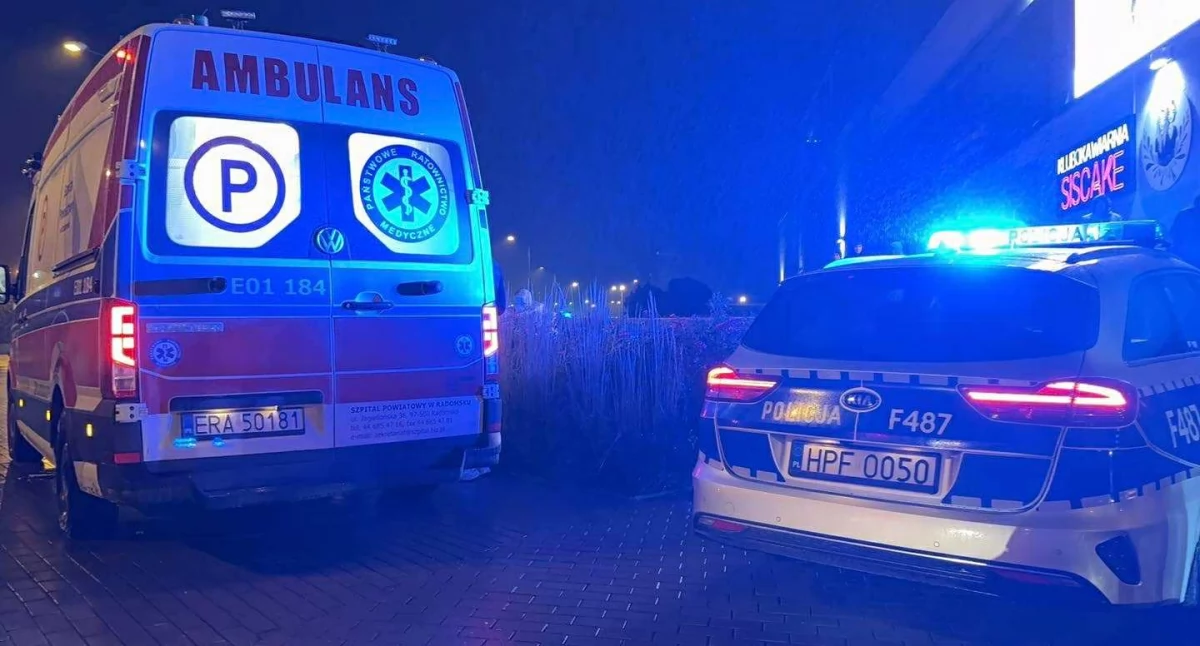 Na zdjęciu: Na miejsce wezwano policję i pogotowie