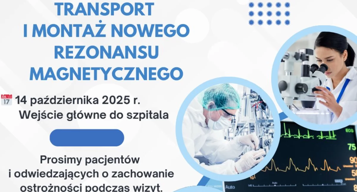 Na zdjęciu: Plakat, fot. Facebook/Szpital Powiatowy w Radomsku
