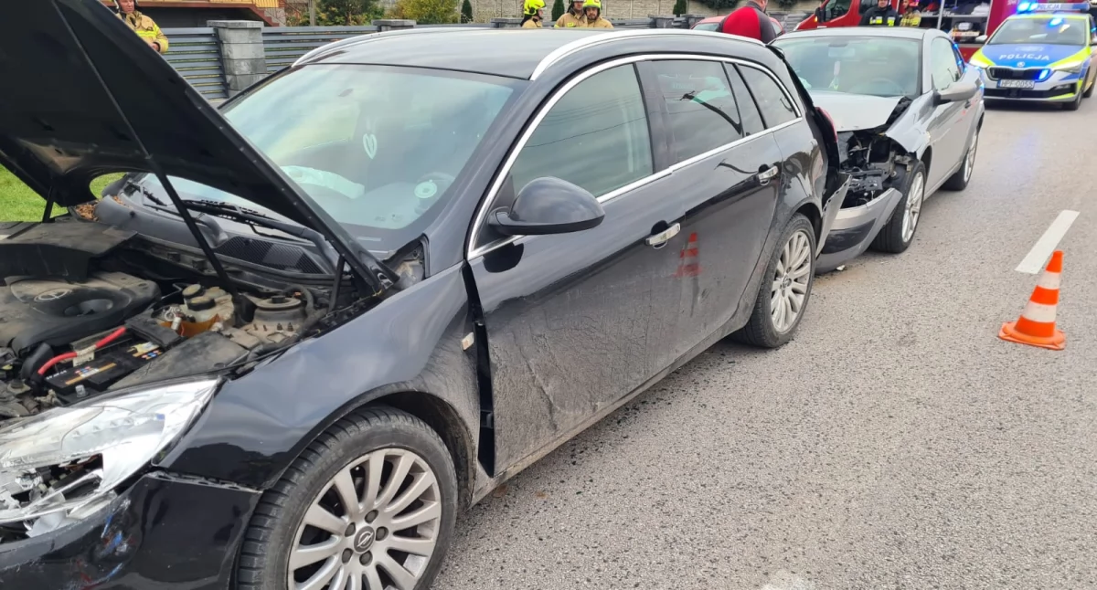 Na zdjęciu: Winna jest kierująca Renault, fot. KPP Radomsko