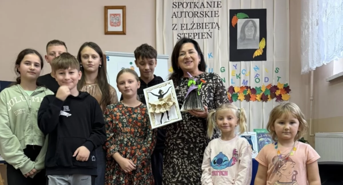 Na zdjęciu: Spotkania z Elżbietą Stępień w gminie Kamieńsk, fot. Urząd Gminy Kamieńsk