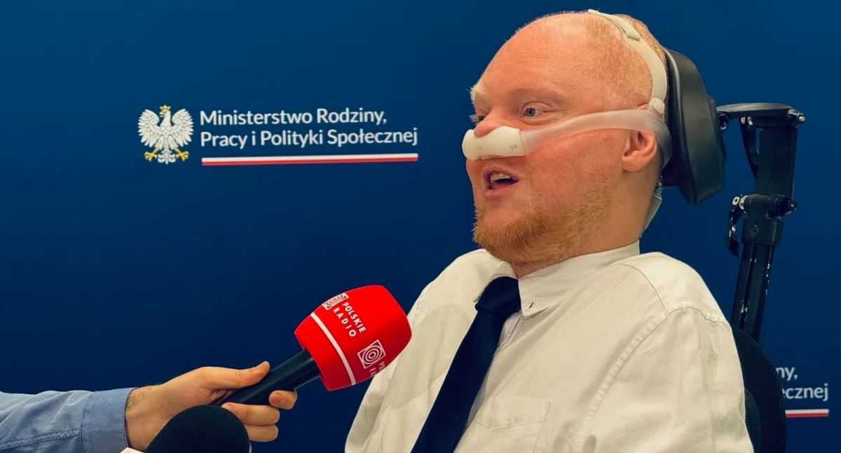 Na zdjęciu: Łukasz Krasoń walczył o akcept ustawy, fot. Facebook/Łukasz Krasoń