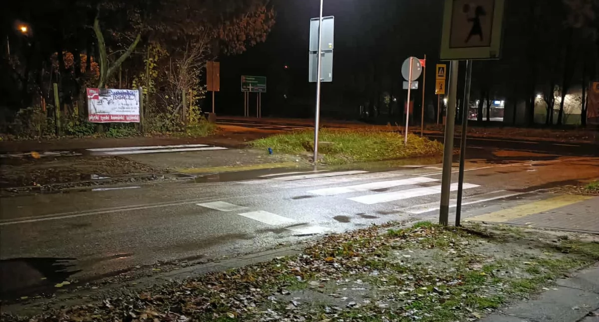 Na zdjęciu: Przejście dla pieszych na ulicy Staszica, fot. Czytelnik