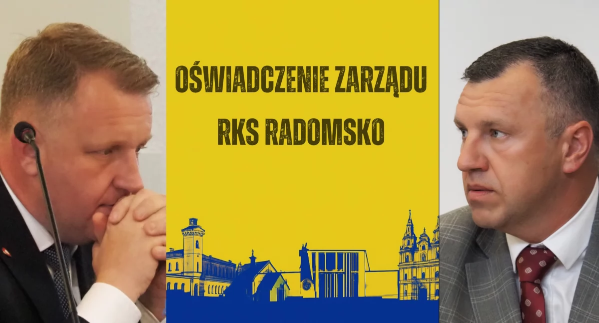 Na zdjęciu: Starosta Łukasz Więcek (KO), radny Krzysztof Górnik (RdR) 