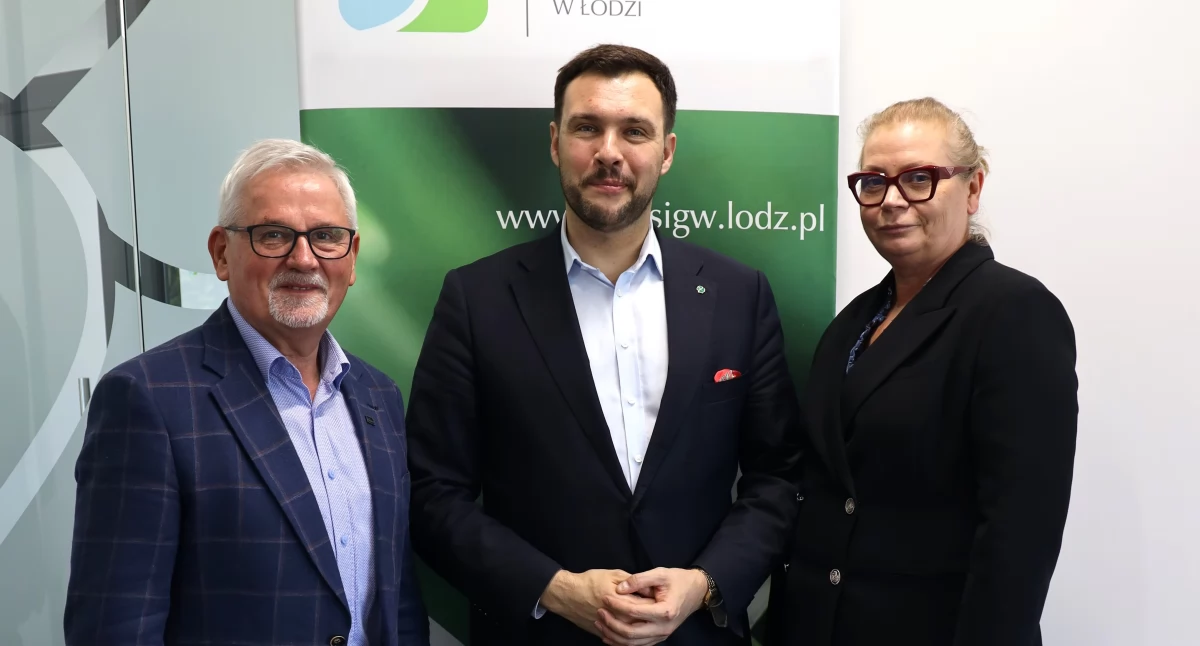 Od lewej: Zastępca Prezesa Zarządu Funduszu Jerzy Kaczmarek, Podsekretarz Stanu w Ministerstwie Rolnictwa i Rozwoju Wsi Adam Nowak oraz I Zastępca Dyrektora Biura Funduszu Marzena Ciechulska 