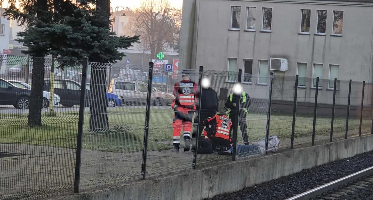 Na zdjęciu: Niestety, mężczyzna zmarł