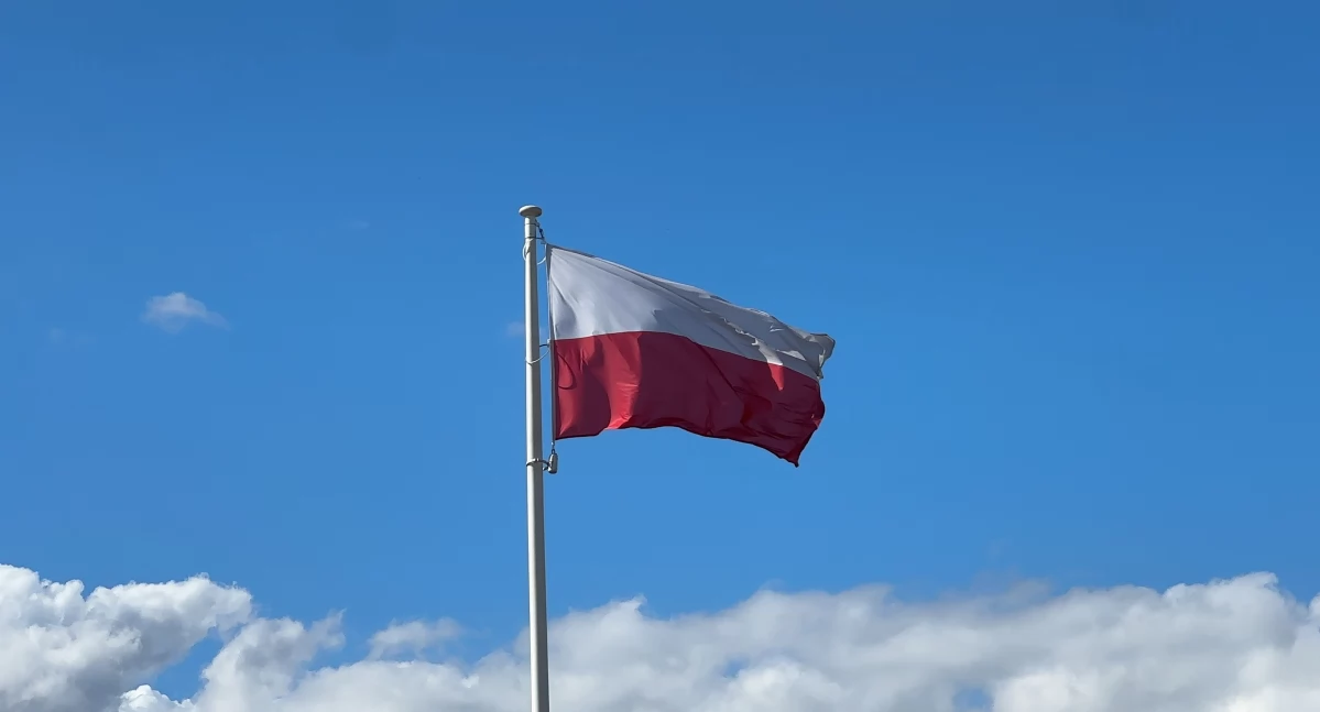 Na zdjęciu: flaga Polski