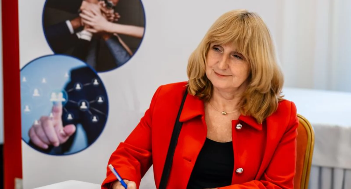 Na zdjęciu: W forum uczestniczyła wiceprezydent Małgorzata Kańska-Kipigroch, fot. Facebook/Radomsko Miasto Otwarte
