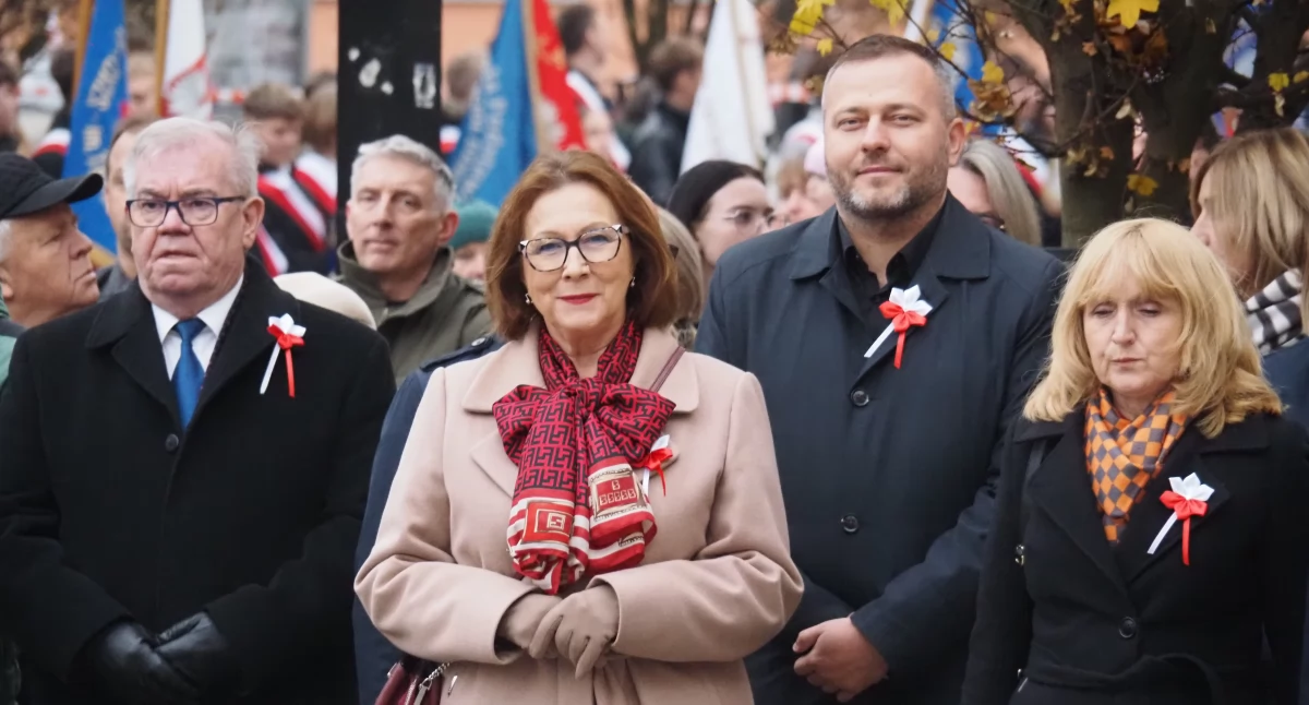 Na zdjęciu: Radomszczańskie obchody odbyły się w centrum miasta