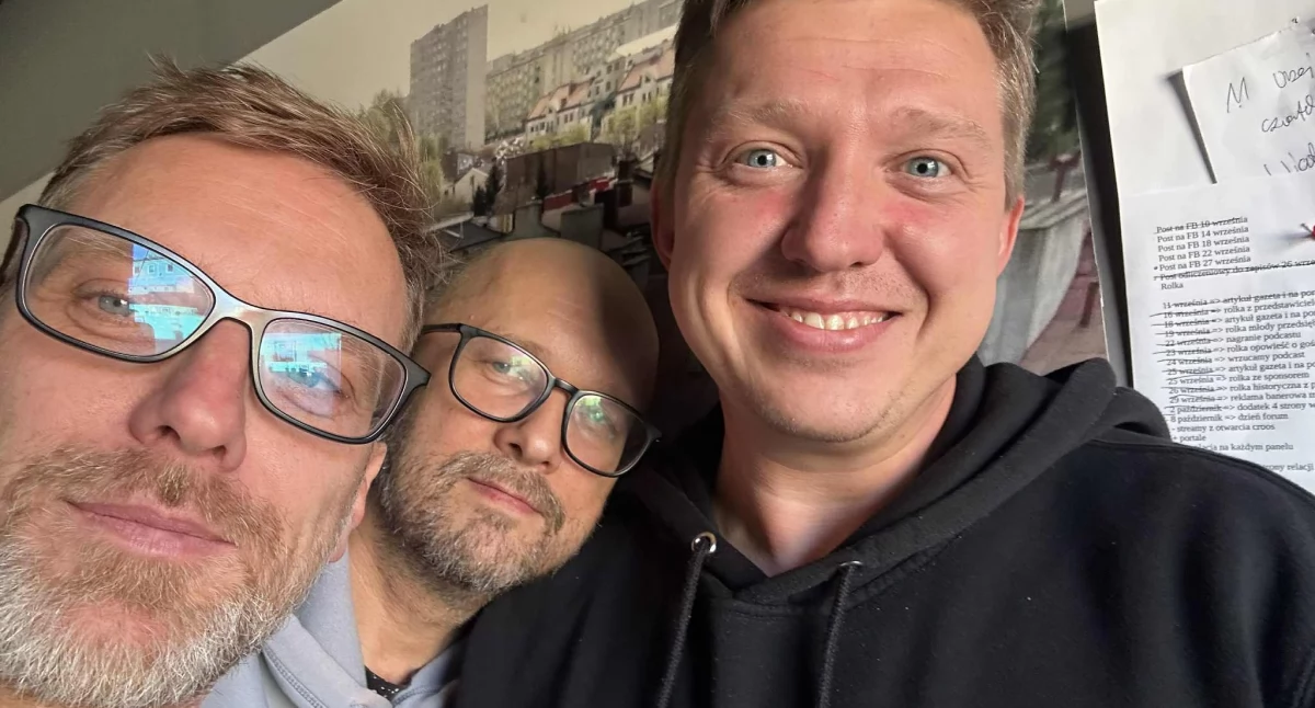 Na zdjęciu Janusz Kucharski Andrzej Andrysiak i Paweł Aulich