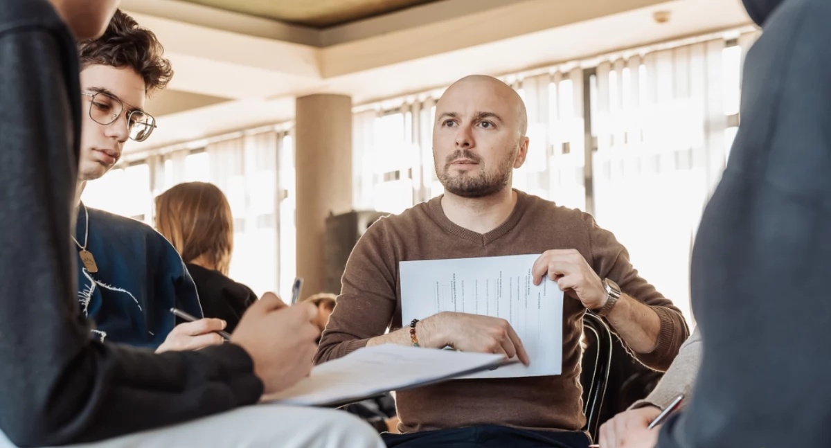 Na zdjęciu: Zajęcia odbywają się w MDK-u