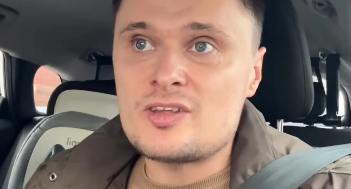 Na zdjęciu: Poseł odpowiedź na oświadczenie nagrał w samochodzie, w drodze z Warszawy, fot. Facebook