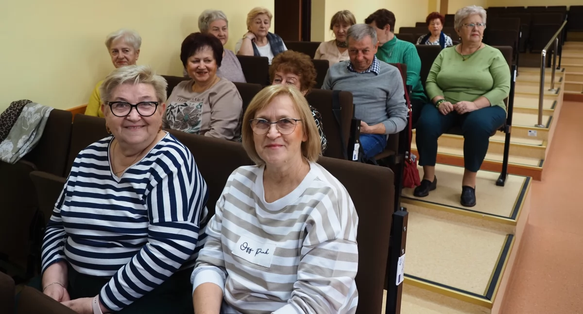 Na zdjęciu: uczestnicy spotkania dla seniorów o zdrowiu w Przedborzu, fot. Klub Senior+ Przedbórz