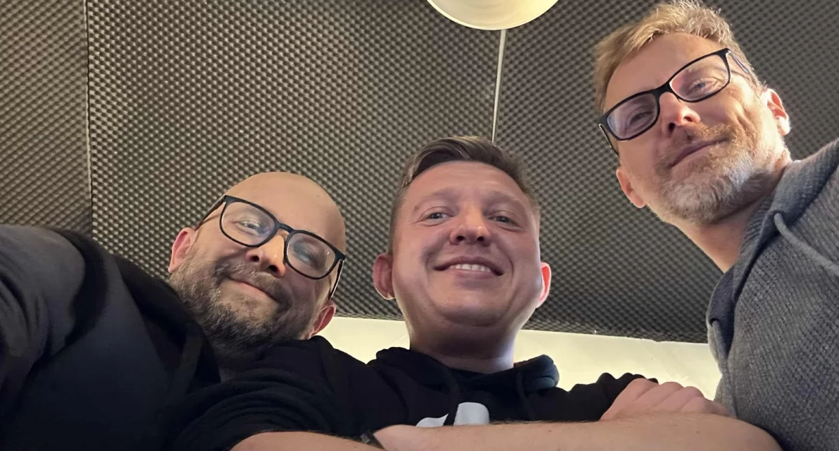Na zdjęciu Andrzej Andrysiak, Pawel Aulich i Janusz Kucharski