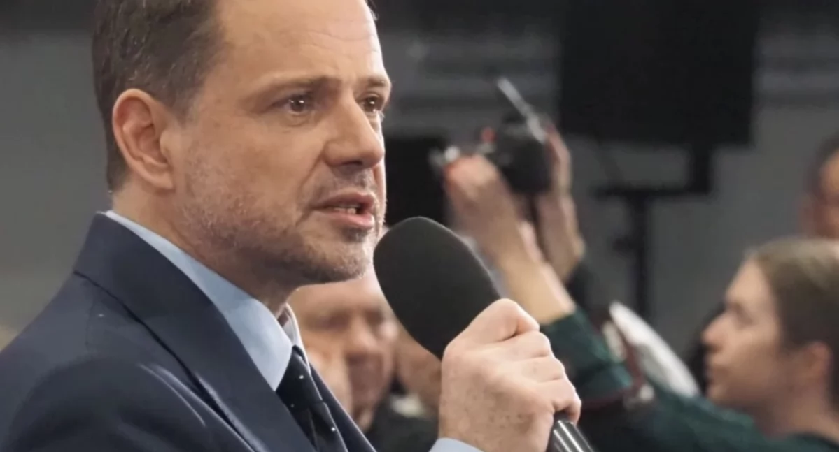 Na zdjęciu: Rafał Trzaskowski w trakcie kampanii wyborczej przyjechał do Radomska
