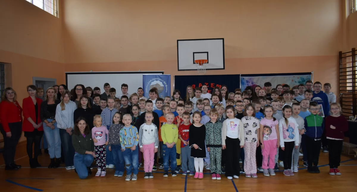 Na zdjęciu: Uczniowie PSP w Woli Blakowej, fot. Facebook/PSP w Woli Blakowej 