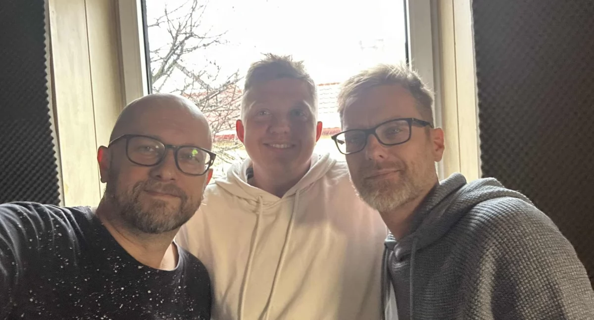 Na zdjęciu Andrzej Andrysiak, Janusz Kucharski i Paweł Aulich