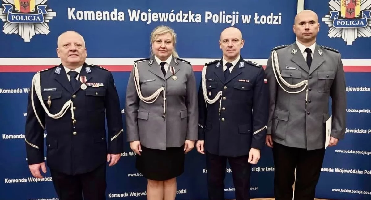 Na zdjęciu: Nasi policjanci zostali odznaczeni, fot. KPP Radomsko