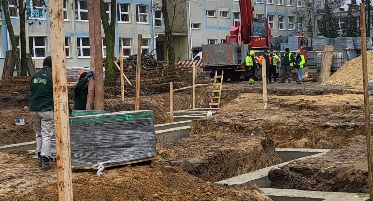 Na zdjęciu: Żłobek ma być gotowy wiosną, fot. Facebook/Radomsko Miasto Otwarte