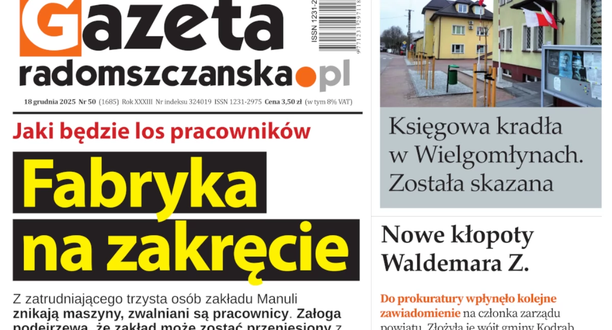 Na zdjęciu: Okładka najnowszego wydania