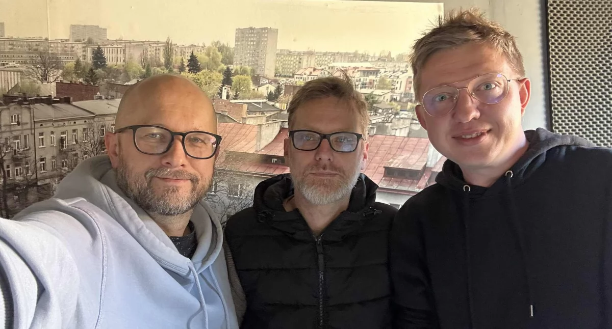 Na zdjęciu Andrzej Andrysiak, Janusz Kucharski i Paweł Aulich