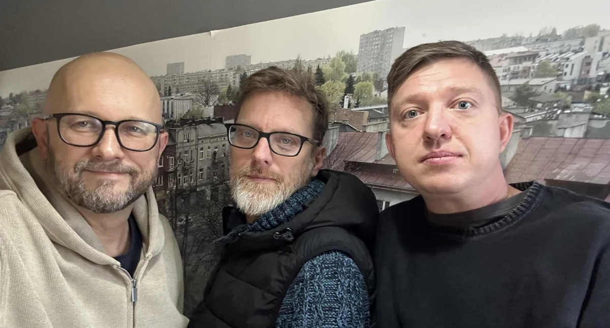 Na zdjęciu Andrzej Andrysiak, Janusz Kucharski i Paweł Aulich