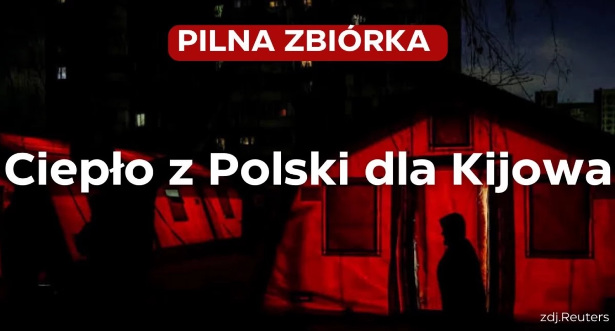 Na zdjęciu plakat informacyjny