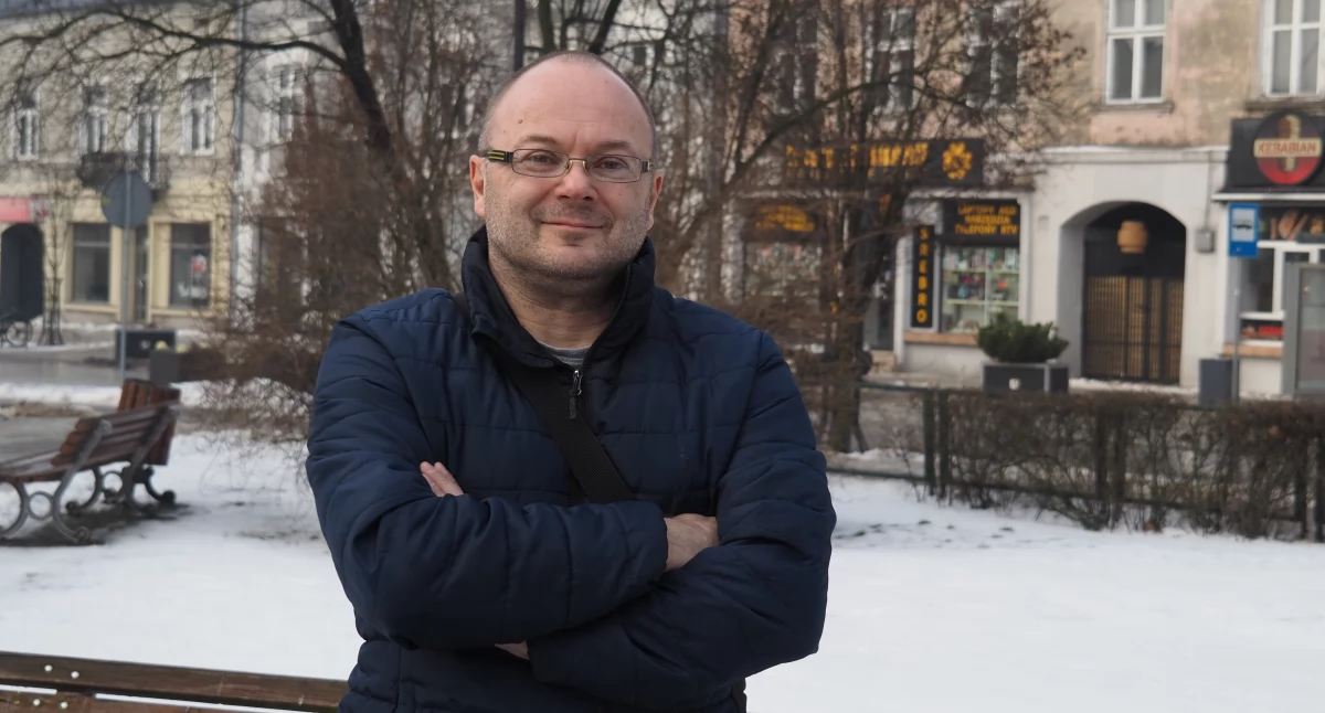 Na zdjęciu: Pan Piotr z WOŚP-em jest od początku