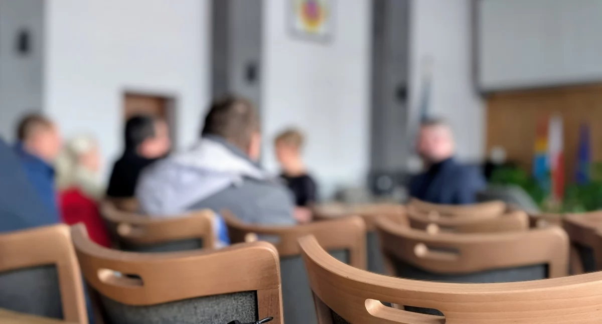 Na zdjęciu spotkanie podopiecznych Panaceum w urzędzie miasta