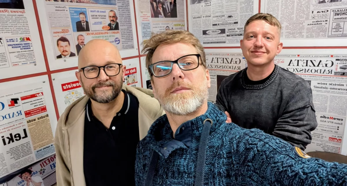 Na zdjęciu Andrzej Andrysiak, Janusz Kucharski i Paweł Aulich