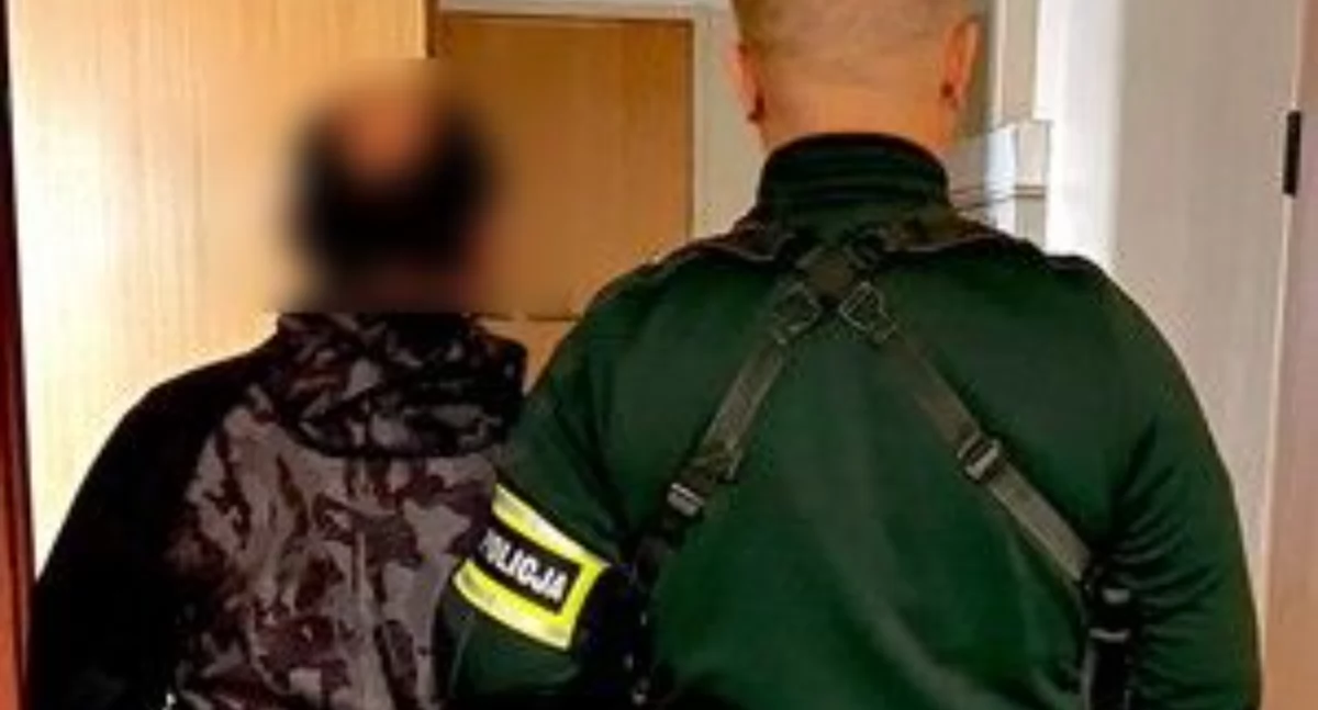 Na zdjęciu: 38-latek najbliższe trzy miesiące spędzi w areszcie, fot. KPP Radomsko