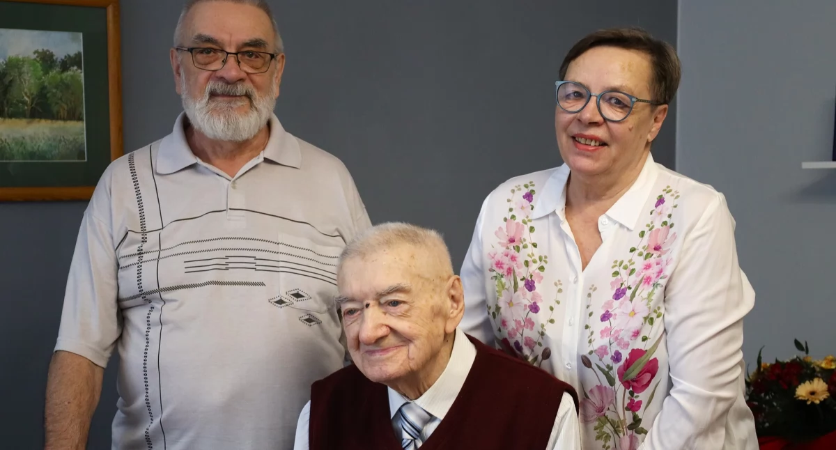 Na zdjęciu: Pan Marian z rodziną, fot. Facebook/Radomsko Miasto Otwarte