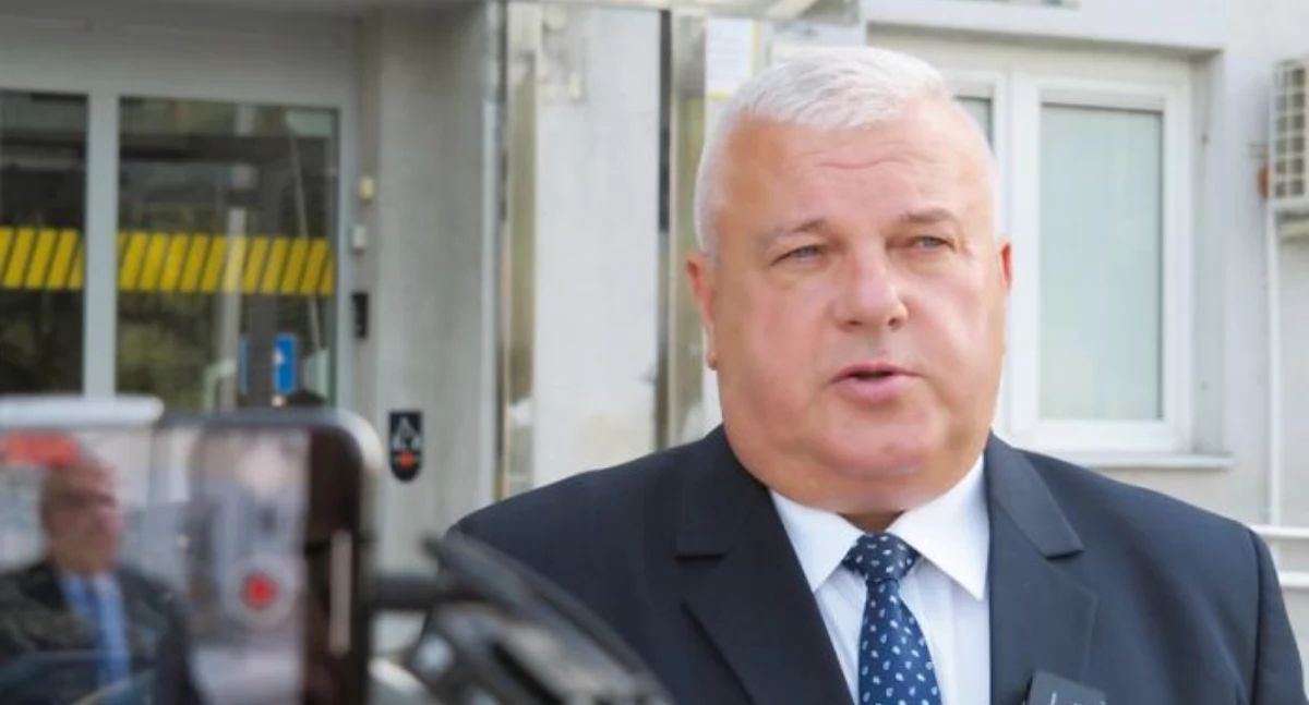 Na zdjęciu radny powiatowy Arkadiusz Ciach