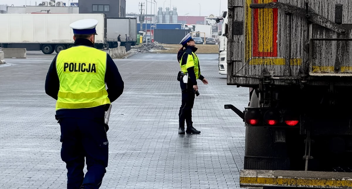 Na zdjęciu: Akcja „Truck & Bus”, fot. KPP Radomsko