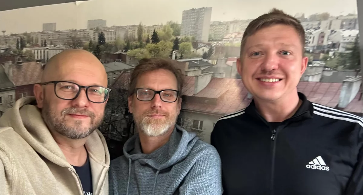 Na zdjęciu Andrzej Andrysiak, Janusz Kucharski i Paweł Aulich