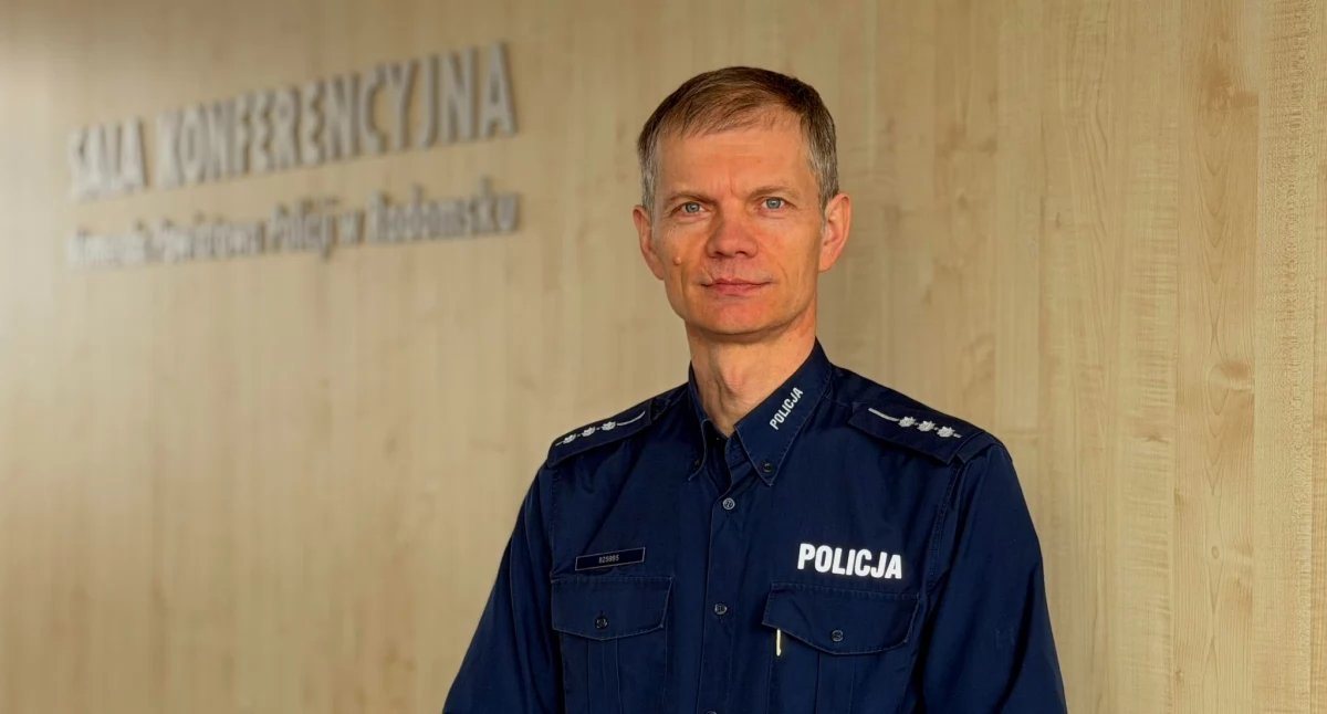 Na zdjęciu: St. asp. Jarosław Gąsiorek, fot. KPP Radomsko