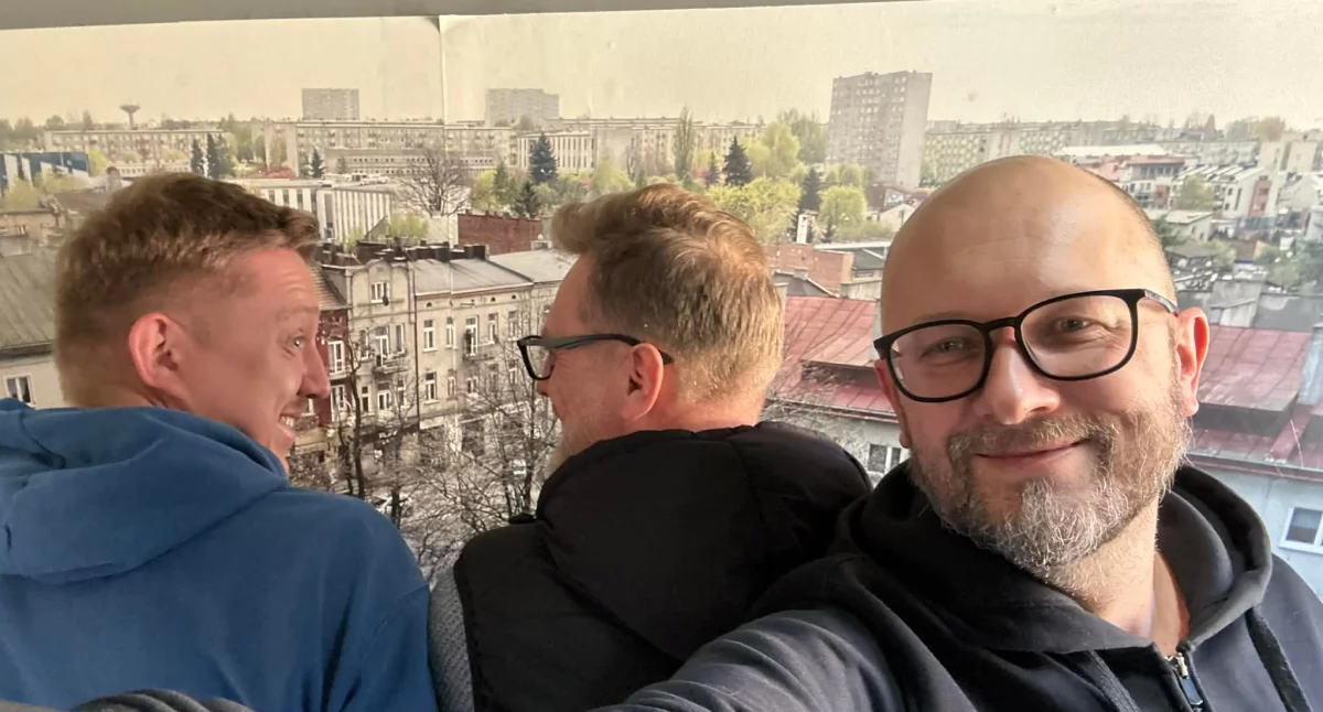 Na zdjęciu Paweł Aulich, Janusz Kucharski i Andrzej Andrysiak